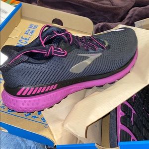 Purple Brooks Running Sneakers